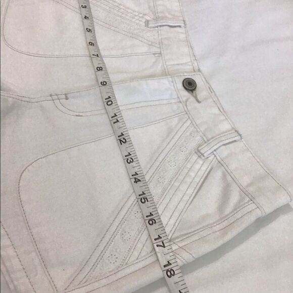 Free People White Sweet Surender Denim Shorts New Without Tag Size 27 - Picture 5 of 12